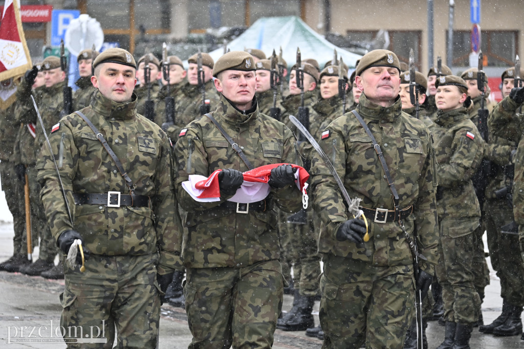 Przysięga wojskowa na Rynku w Trzebini - 15.02.2026