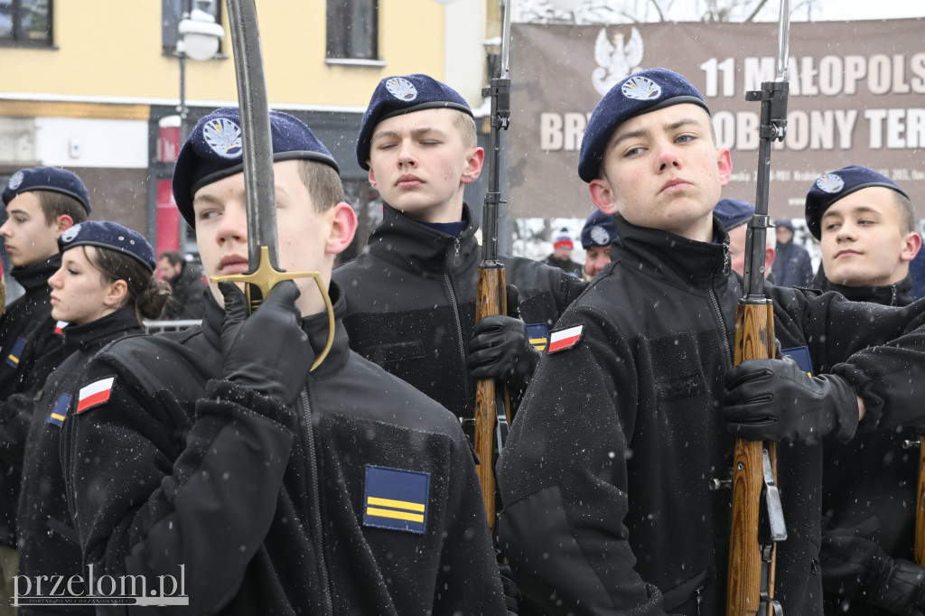 Przysięga wojskowa na Rynku w Trzebini - 15.02.2026
