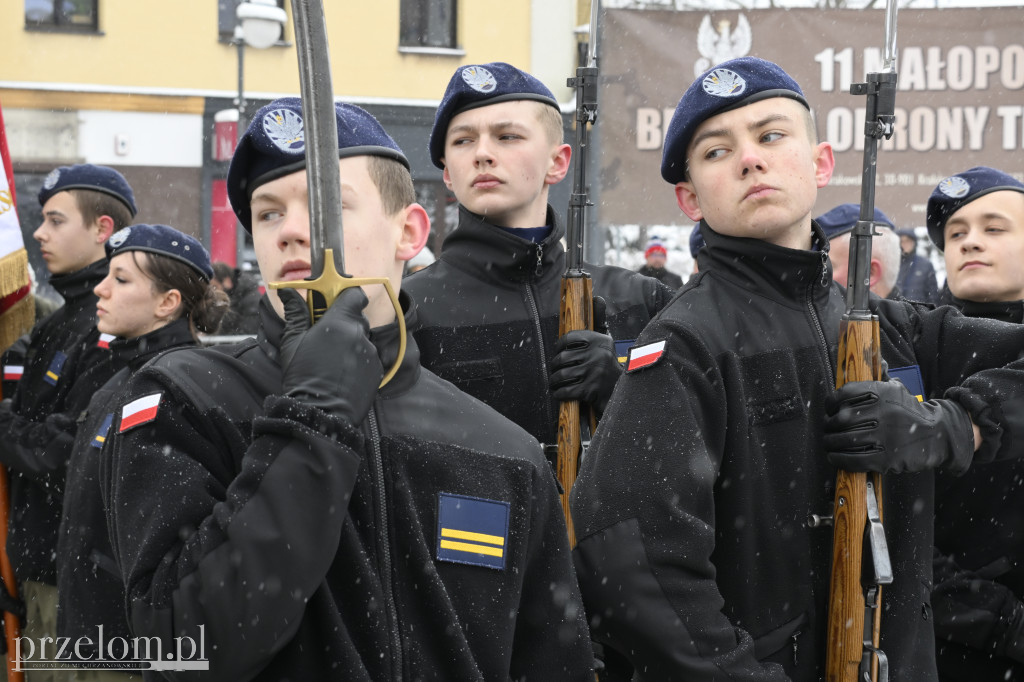 Przysięga wojskowa na Rynku w Trzebini - 15.02.2026