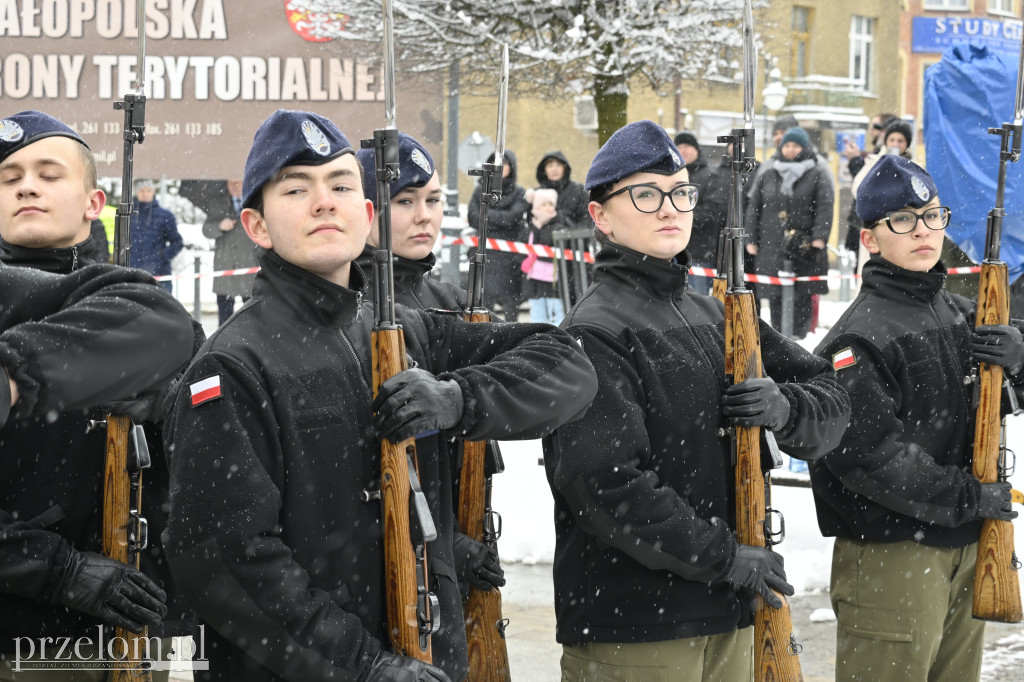 Przysięga wojskowa na Rynku w Trzebini - 15.02.2026