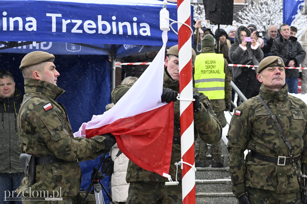 Przysięga wojskowa na Rynku w Trzebini - 15.02.2026