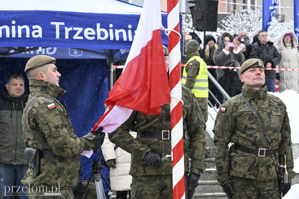 Przysięga wojskowa na Rynku w Trzebini - 15.02.2026
