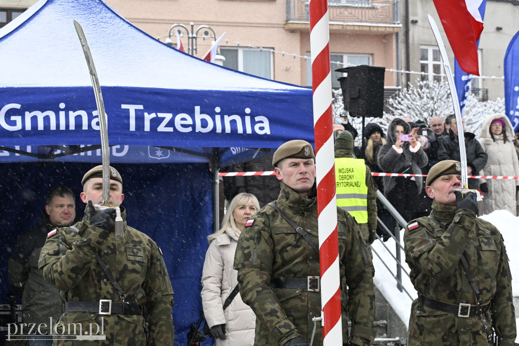Przysięga wojskowa na Rynku w Trzebini - 15.02.2026