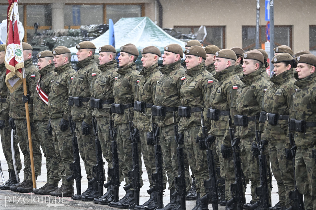 Przysięga wojskowa na Rynku w Trzebini - 15.02.2026