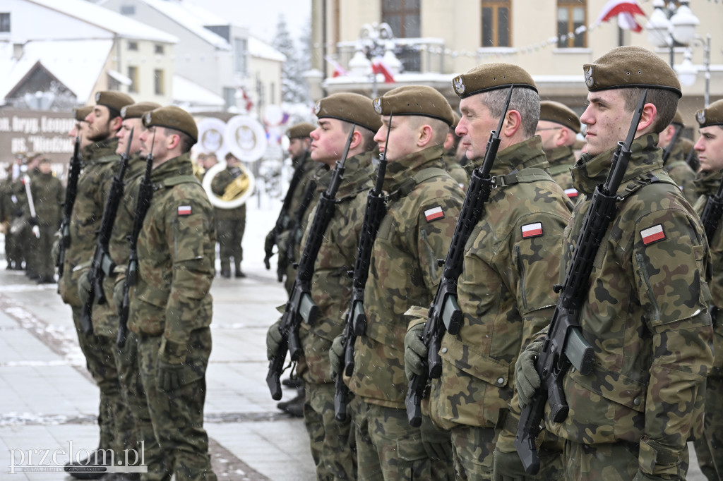 Przysięga wojskowa na Rynku w Trzebini - 15.02.2026