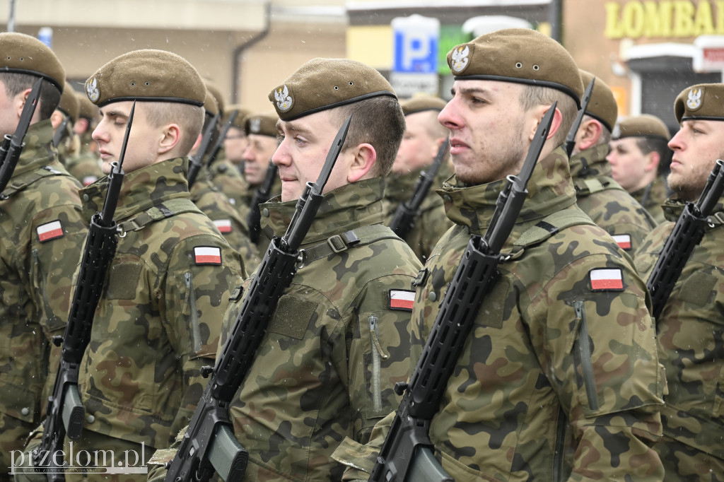 Przysięga wojskowa na Rynku w Trzebini - 15.02.2026
