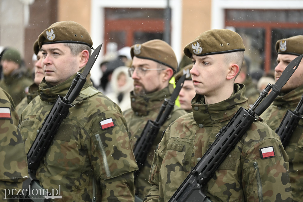Przysięga wojskowa na Rynku w Trzebini - 15.02.2026