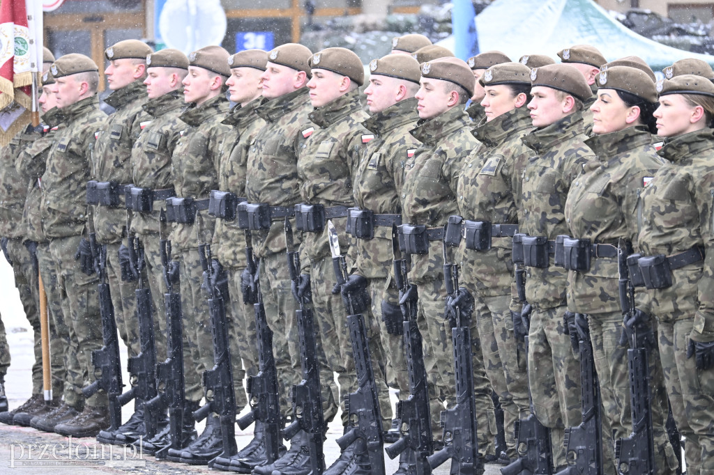 Przysięga wojskowa na Rynku w Trzebini - 15.02.2026
