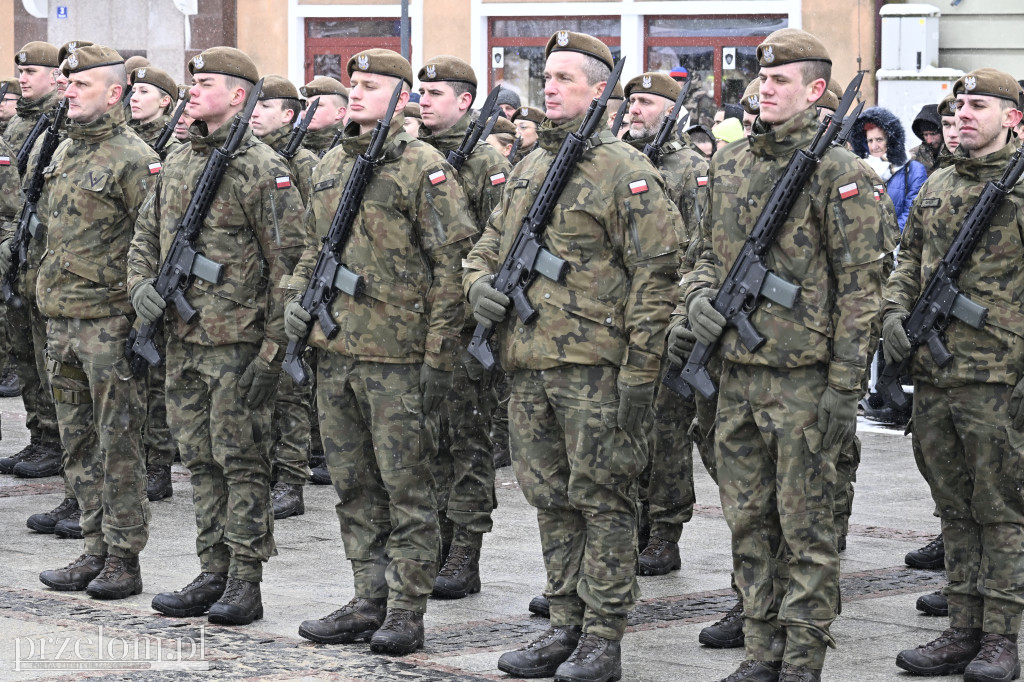 Przysięga wojskowa na Rynku w Trzebini - 15.02.2026