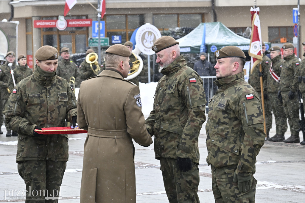 Przysięga wojskowa na Rynku w Trzebini - 15.02.2026
