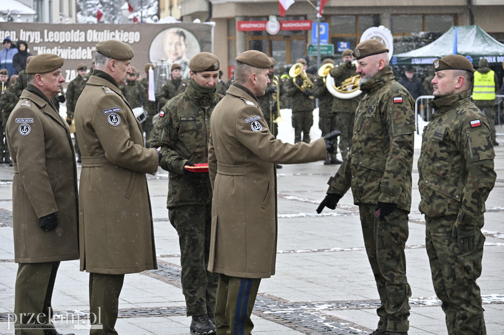 Przysięga wojskowa na Rynku w Trzebini - 15.02.2026