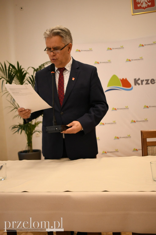 Krzeszowice pierwsza sesja V kadencji MRG