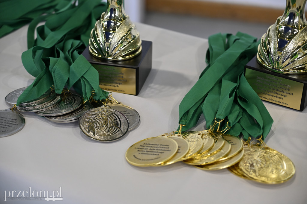 Jubileuszowy Turniej Piłki Siatkowej Czwórek z okazji 150-lecia działalności Banku Spółdzielczego w Krzeszowicach - 25.04.26
