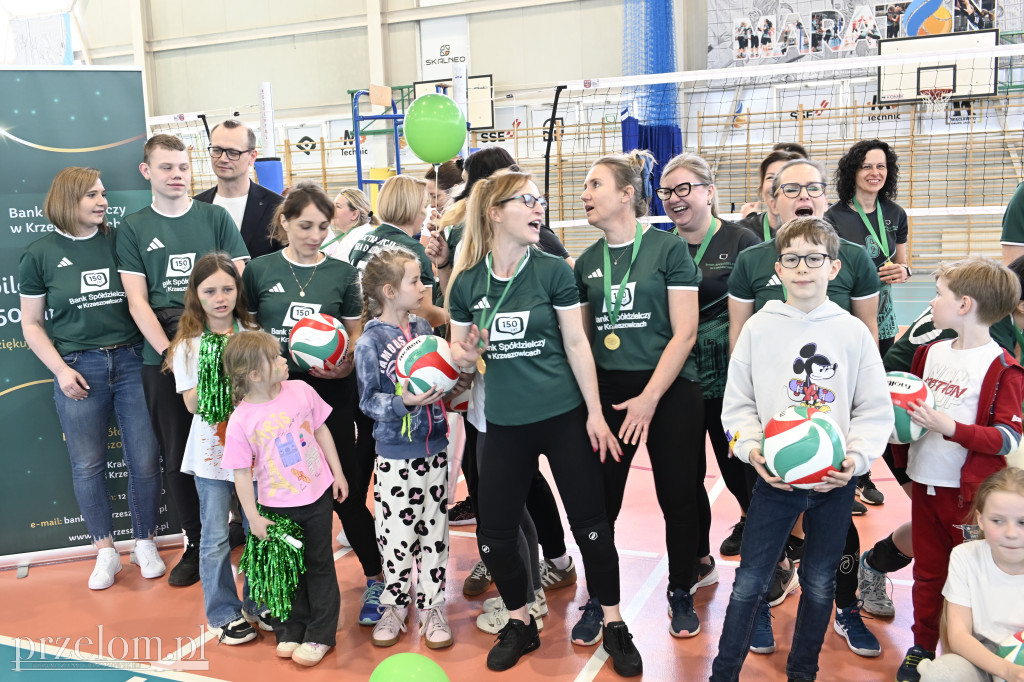 Jubileuszowy Turniej Piłki Siatkowej Czwórek z okazji 150-lecia działalności Banku Spółdzielczego w Krzeszowicach - 25.04.26