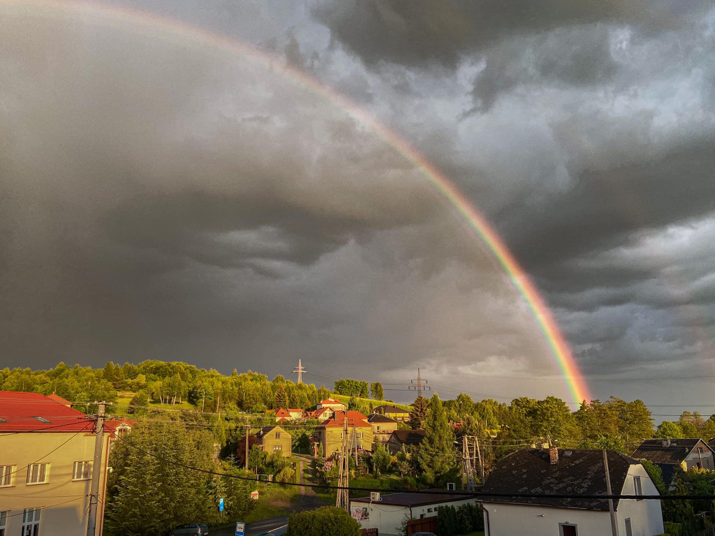 Tęcza w Przełomowych kadrach