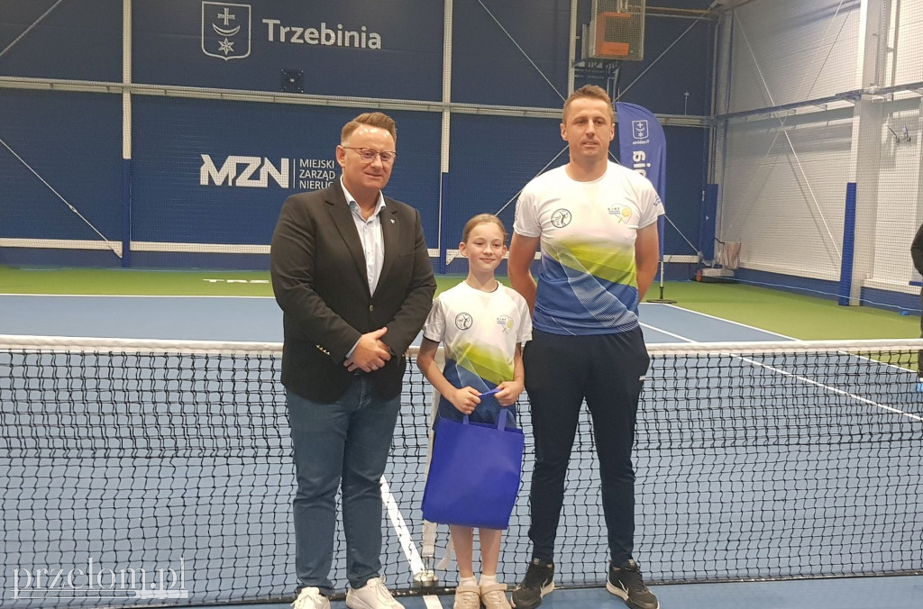 Otwarcie zadaszonego kortu tenisowego w Trzebini