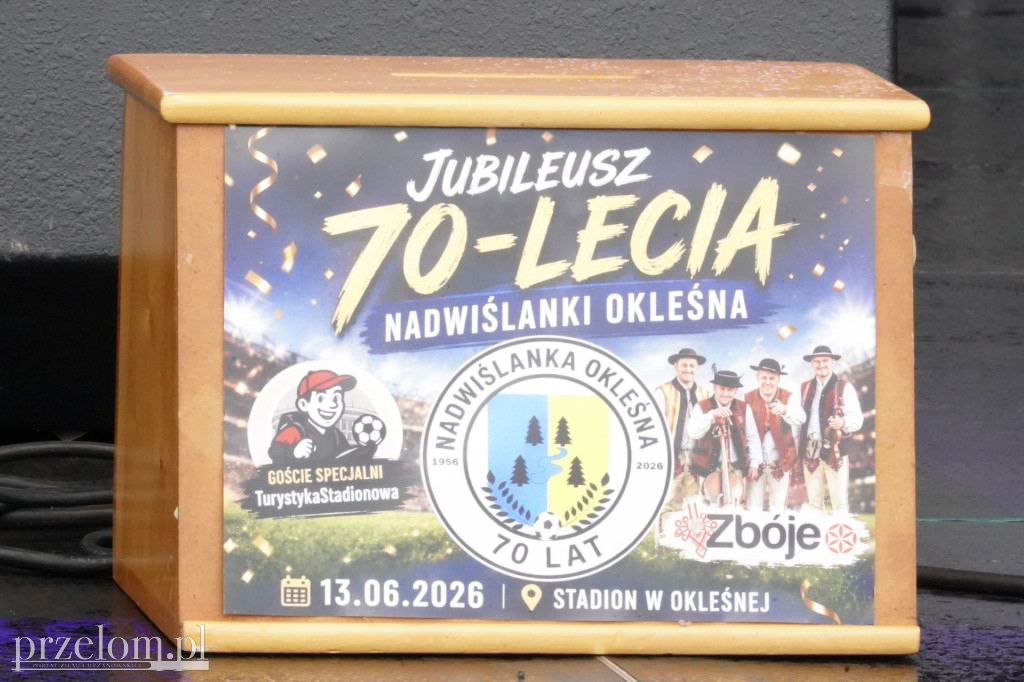 Jubileusz 70-lecia KS Nadwiślanka 1956 Okleśna