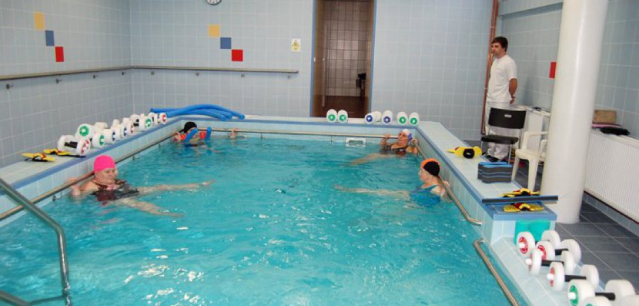 Zajęcia w ośrodku rehabilitacji w Krzeszowicach