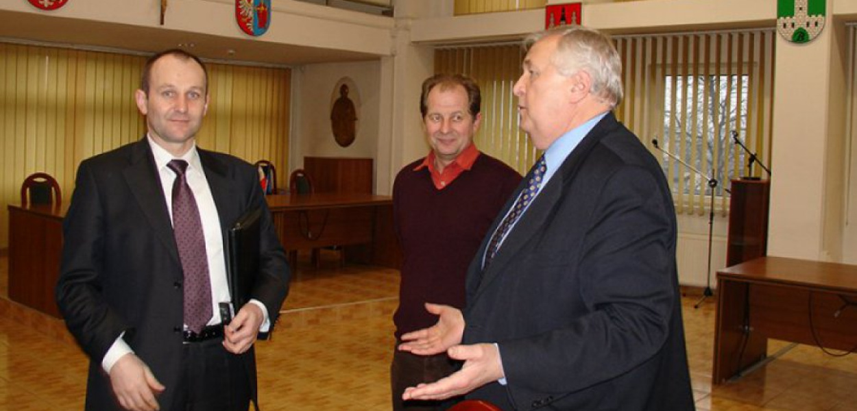Marek Sowa, Adam Pasternak (radny powiatowy), Bogusław Mąsior (radny wojewódzki) 