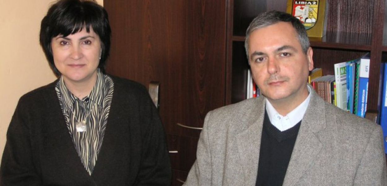 Anetta Szewczyk, dyrektor szkoły KSW w Libiążu i Antoni Buchała, wicedyrektor ds. LO KSW w Libiążu 
