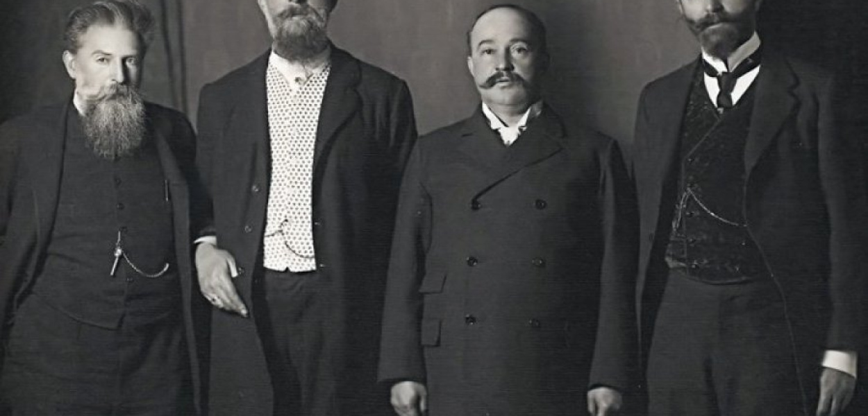 Synowie Emanuela Loewenfelda: Willy, Adolf, Henryk i Bruno Fot. ze zbiorów Muzeum w Chrzanowie