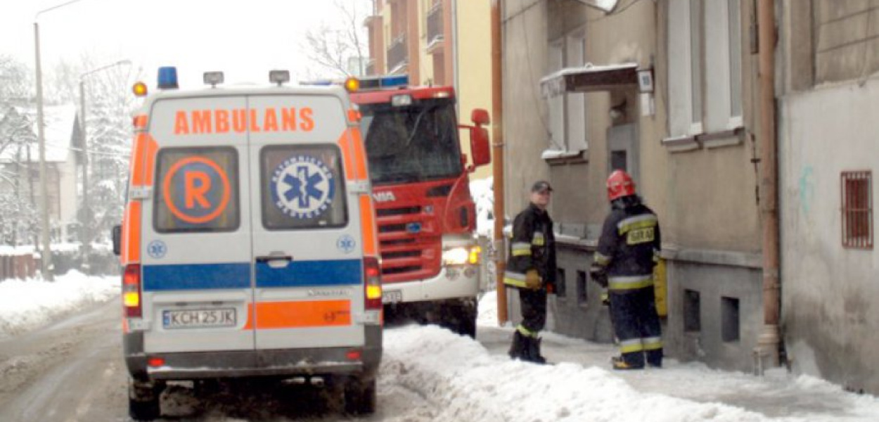 W poniedziałek rano doszło do zaprószenia ognia przy Grunwaldzkiej w Chrzanowie 