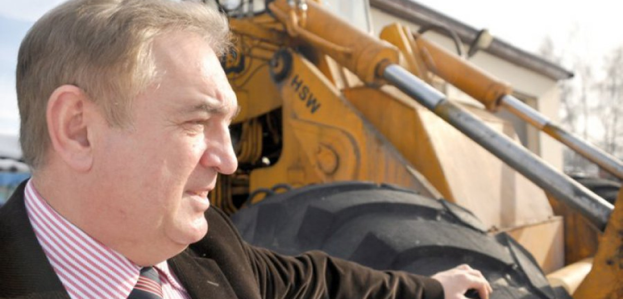 Józef Szarek, właściciel firmy Tor-Bud z Trzebini 