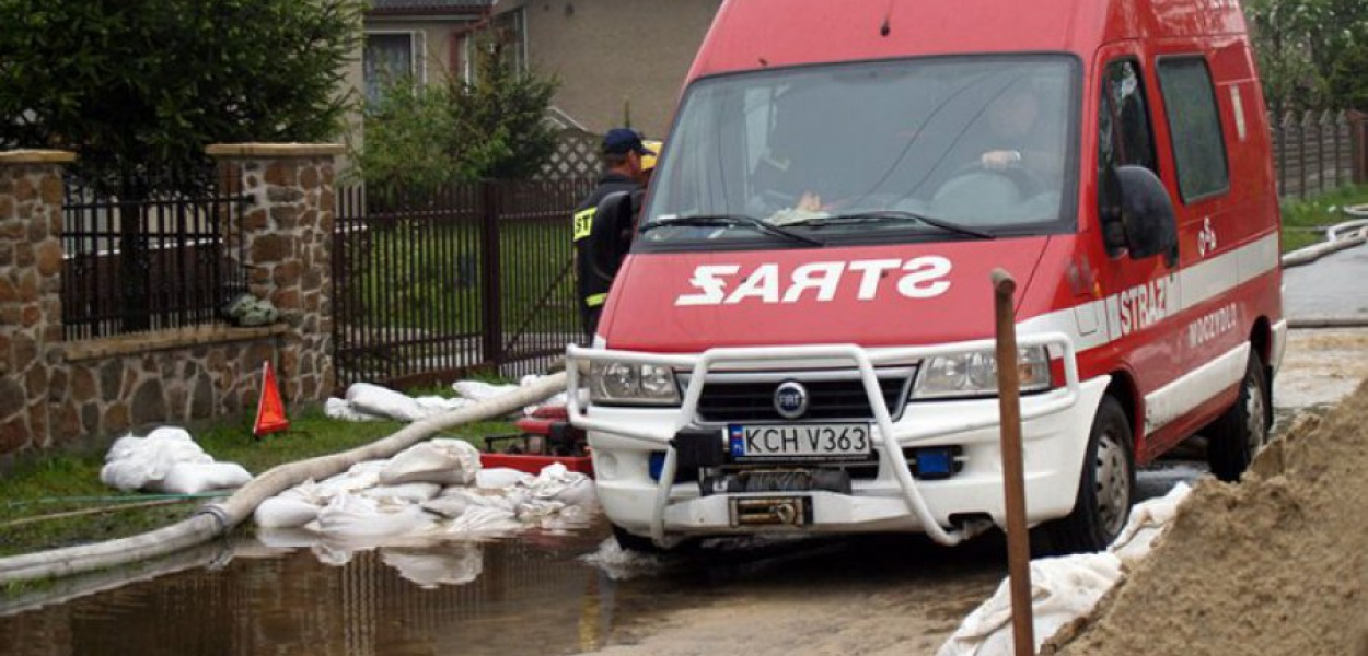 Strażacy z KP PSP w Chrzanowie przedstawili raport dotyczący majowej powodzi 