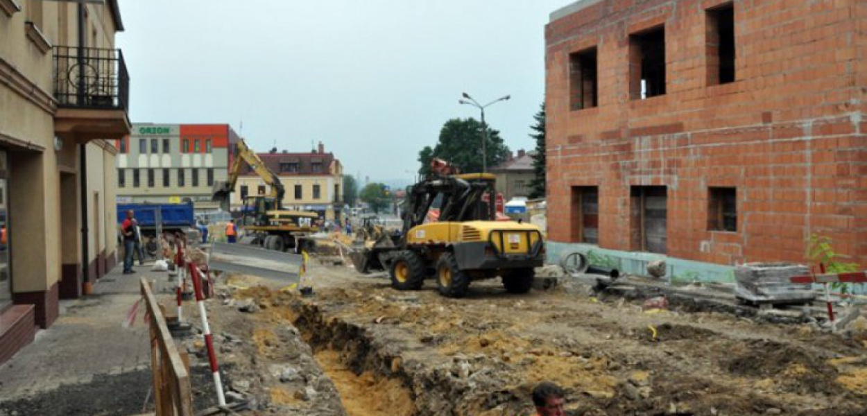 Remont przecinającej Rynek ul. Piłsudskiego potrwa do 11 września 