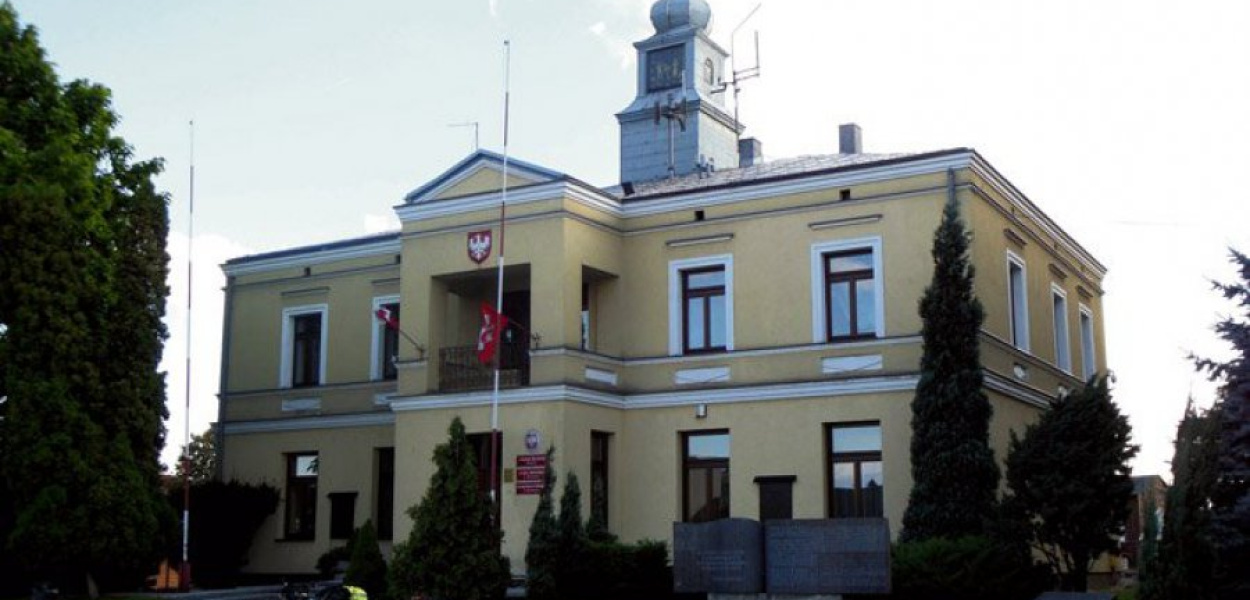 Ratusz w którym w 1905 roku mieszkańcy upomnieli się o polską władzę i polski język urzędowy