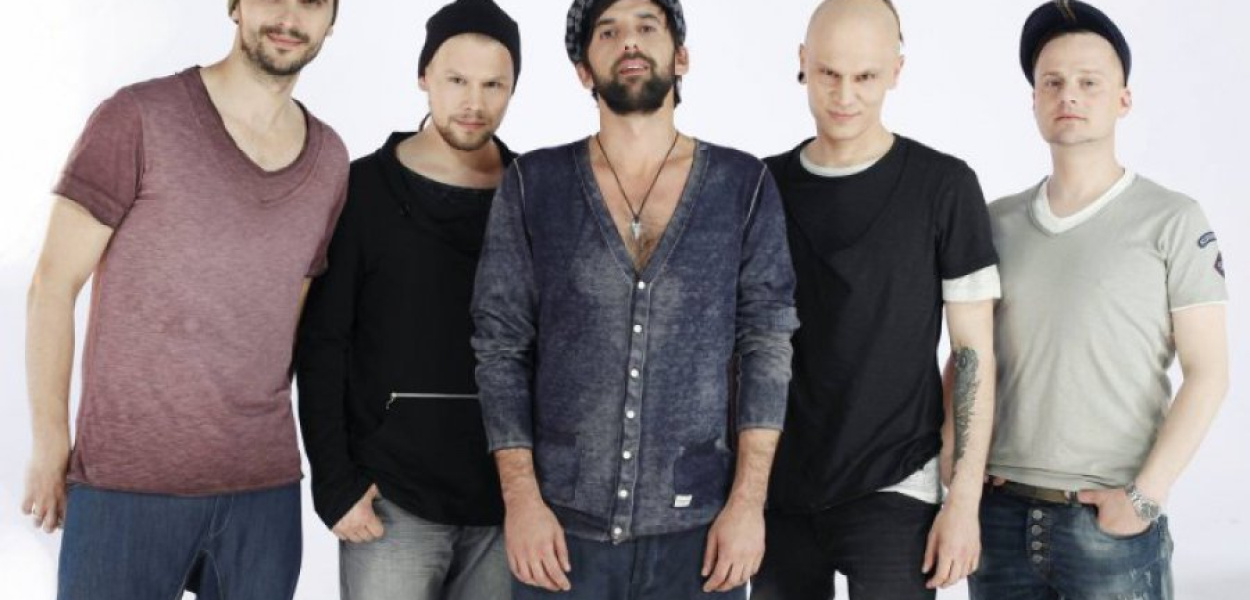Zespół Hatbreakers: Andrzej Pudlik, Michał Sarapata, Paweł Bergel, Mateusz Sarapata i Sebastian Steć. Fot.: FremantleMedia TVN, Grzegorz Press 