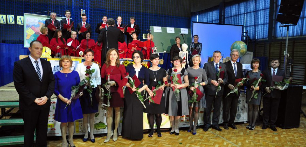 Wszyscy nagrodzeni stanęli do wspólnej fotografii