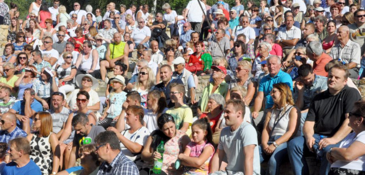 Publiczność amfiteatru podczas imprezy