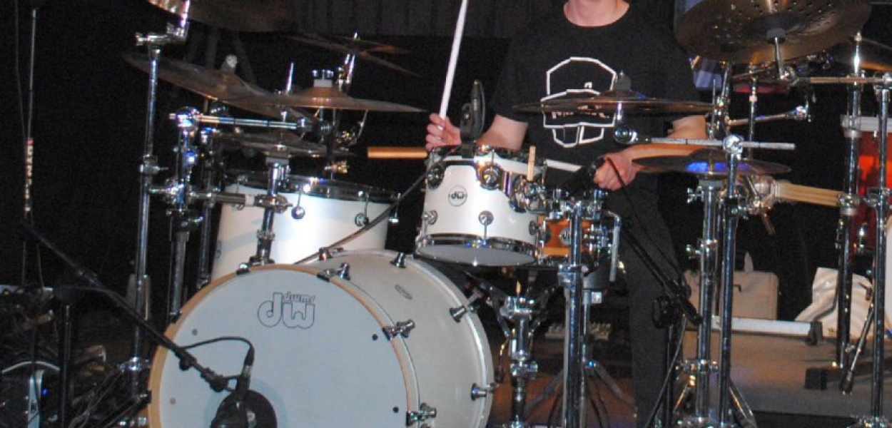 Eryk Gruca podczas Caban Drummer Fest