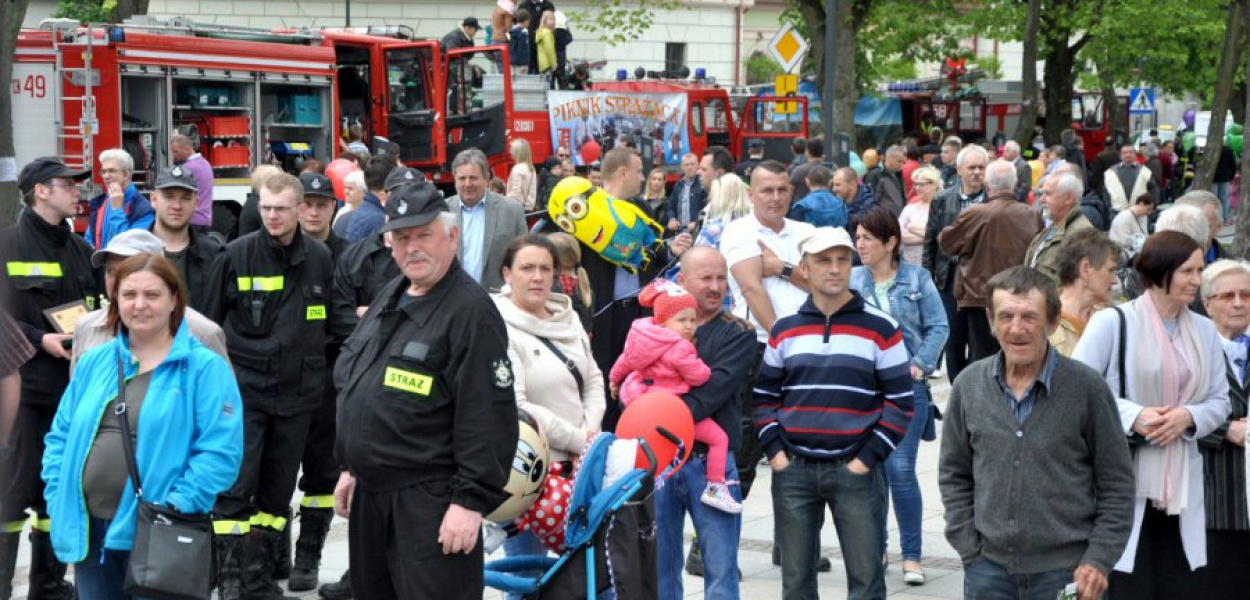 Podczas święta strażackiego na krzeszowickim Rynku