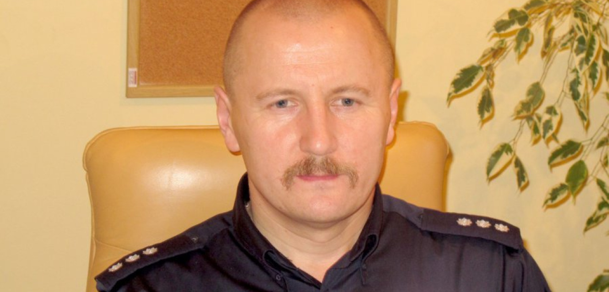 Kom. Bogdan Niedbała. Fot. z archiwum KP w Krzeszowicach