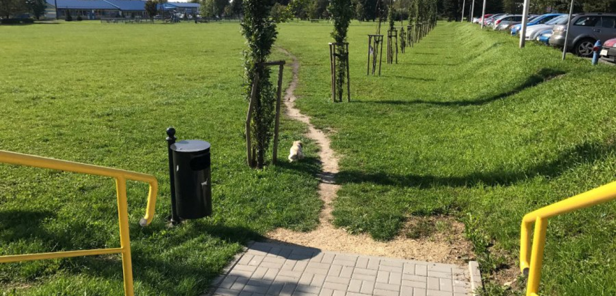 Psi park miał powstać na zielonym terenie przy ul. Jordana, ale rada osiedla wycofała zgodę 
