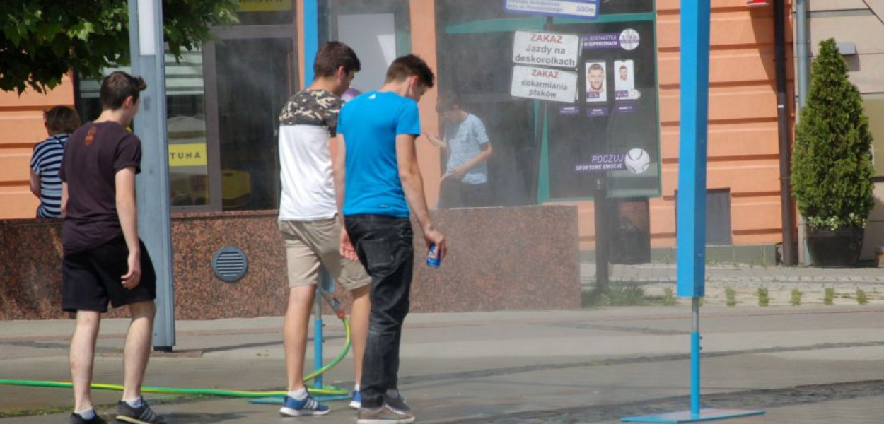 Przejście przez kurtynę to sposób na orzeźwienie