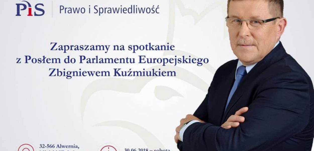 Spotkanie w Alwerni jest częścią objazdu po kraju polityków Prawa i Sprawiedliwości