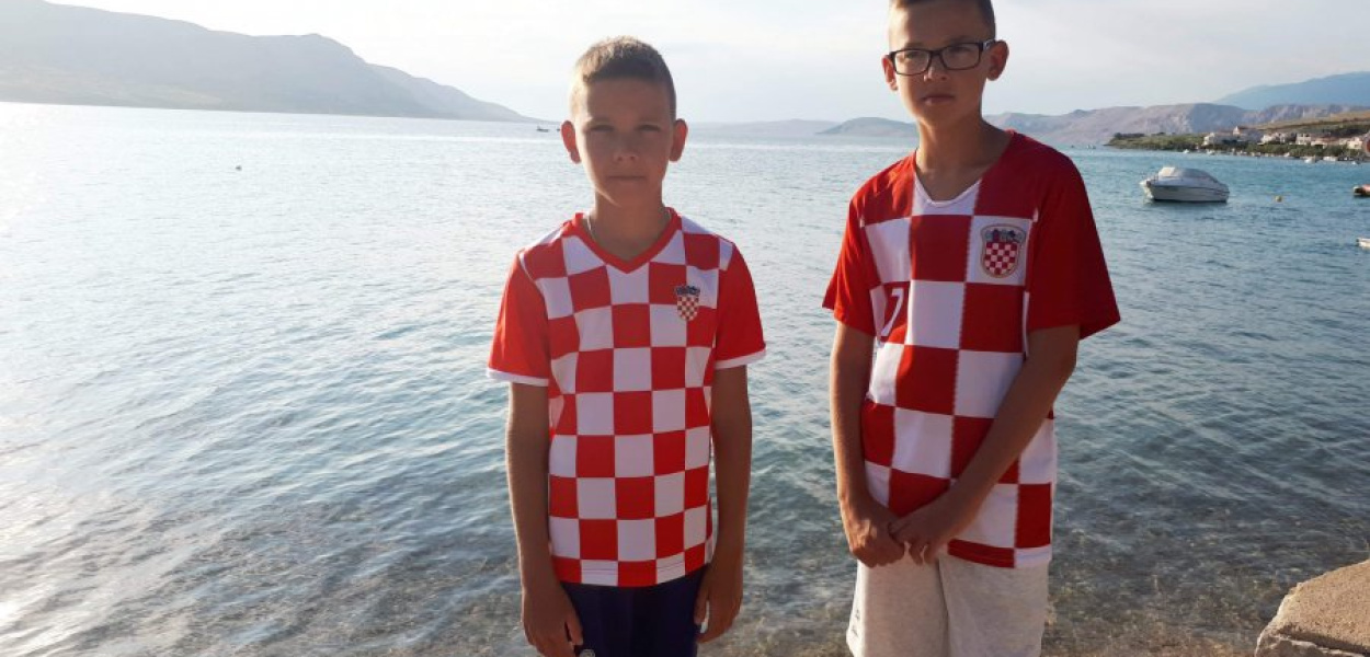 Kuba i Filip Surowiak w Chorwacji