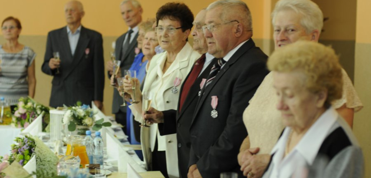 Podczas świętowania złotych godów w Alwerni