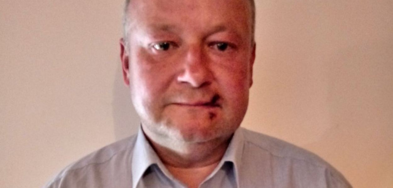 Rafał Brożek po pobiciu ma założone szwy fot. archiwum Rafała Brożka