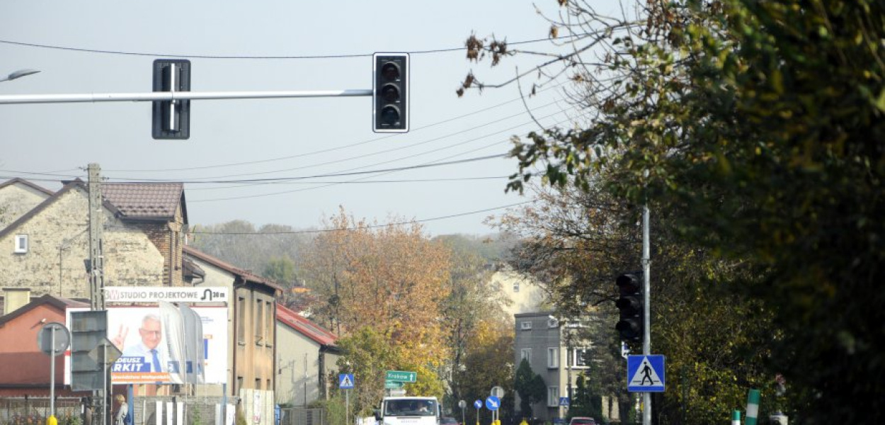 Nowa sygnalizacja świetlna na ul. Oświęcimskiej w Chrzanowie