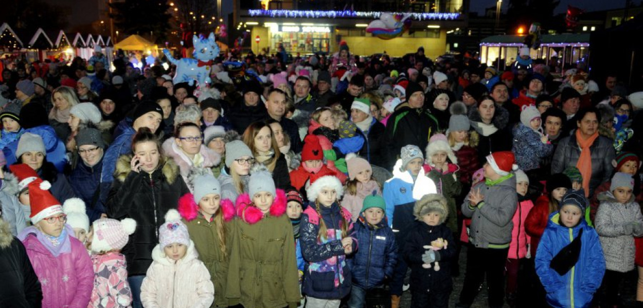 Mikołajki na Placu Tysiąclecia w Chrzanowie