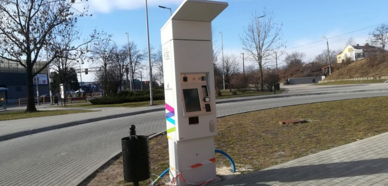 Biletomat został zamontowany w połowie grudnia