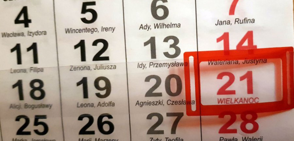 W tym roku Wielkanoc wypada stosunkowo późno