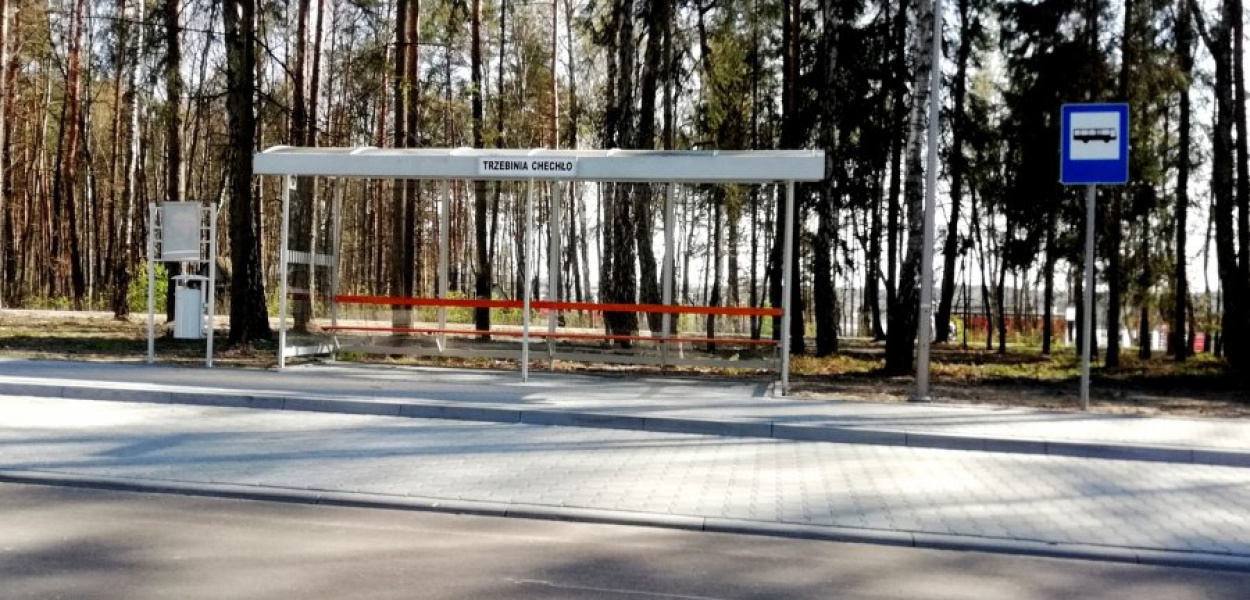 Nowy przystanek autobusowy Trzebinia Chechło