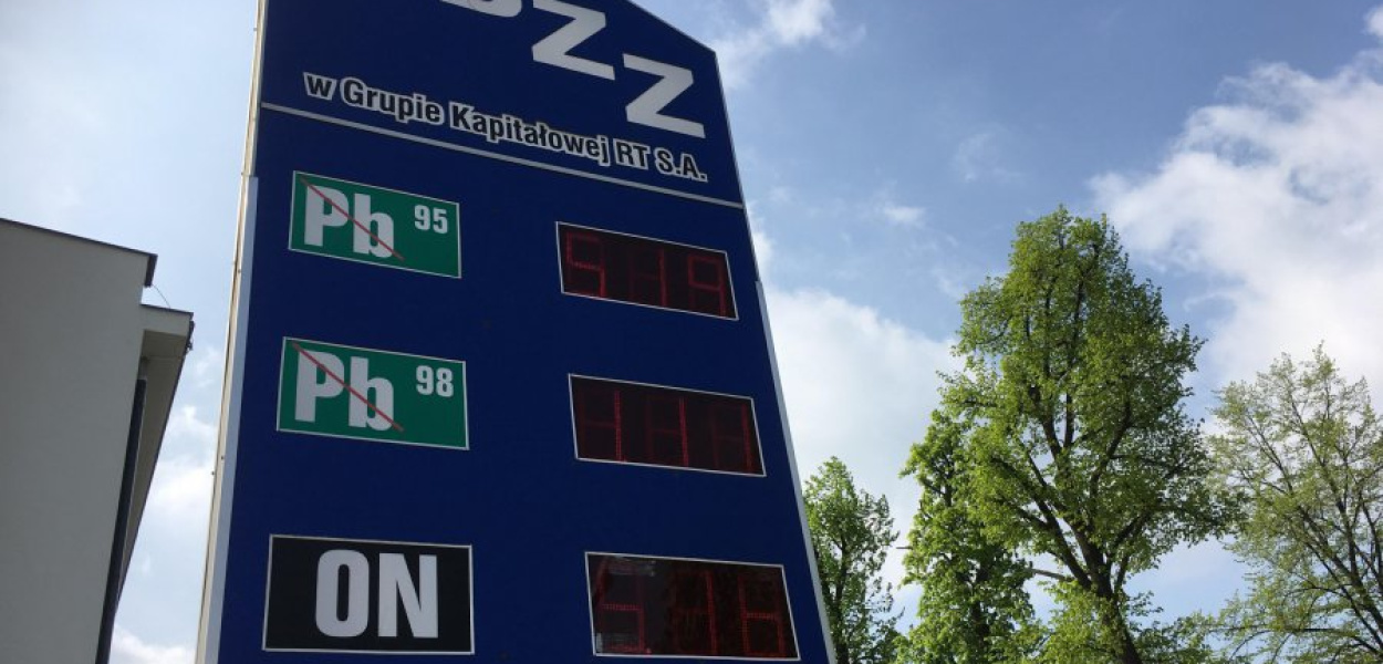 Tylko w ostatnich dniach cena benzyny w Trzebini wzrosła o 4 grosze na litrze