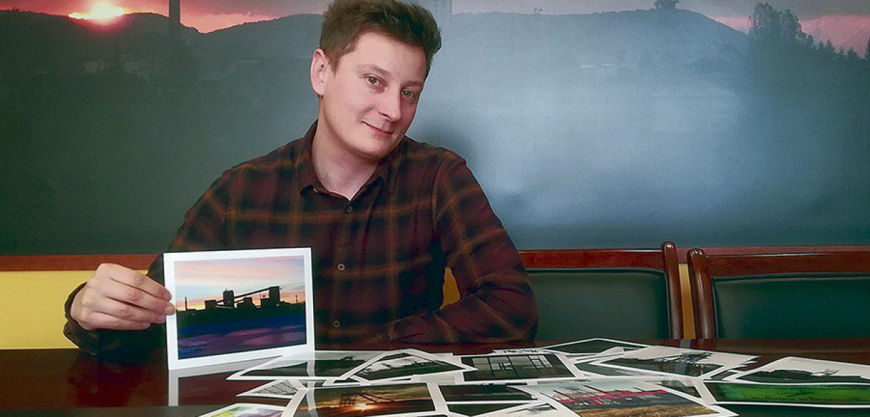 Kamil Kosowski nie jest górnikiem, ale lubi uwieczniać na zdjęciach kopalnie