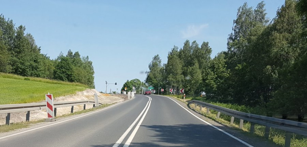 Na drodze krajowej 79 w Woli Filipowskiej 